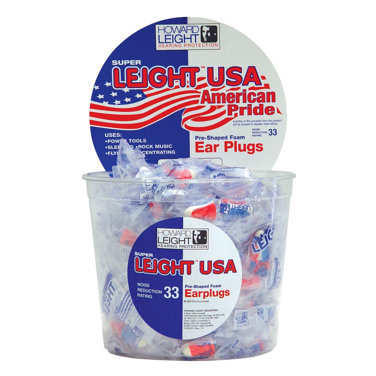 H/l Usa Plugs 100pr Red/white/blue - Skoutley Outdoors LLC