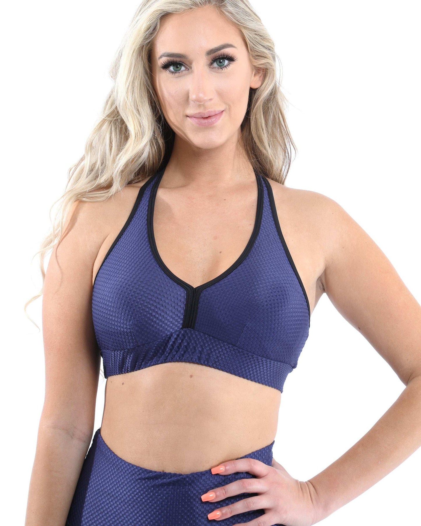 Venice Activewear Sports Bra - Navy [MADE IN ITALY] - Skoutley Outdoors LLC