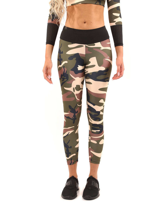 Virginia Camouflage Leggings - Brown/Green - Skoutley Outdoors LLC