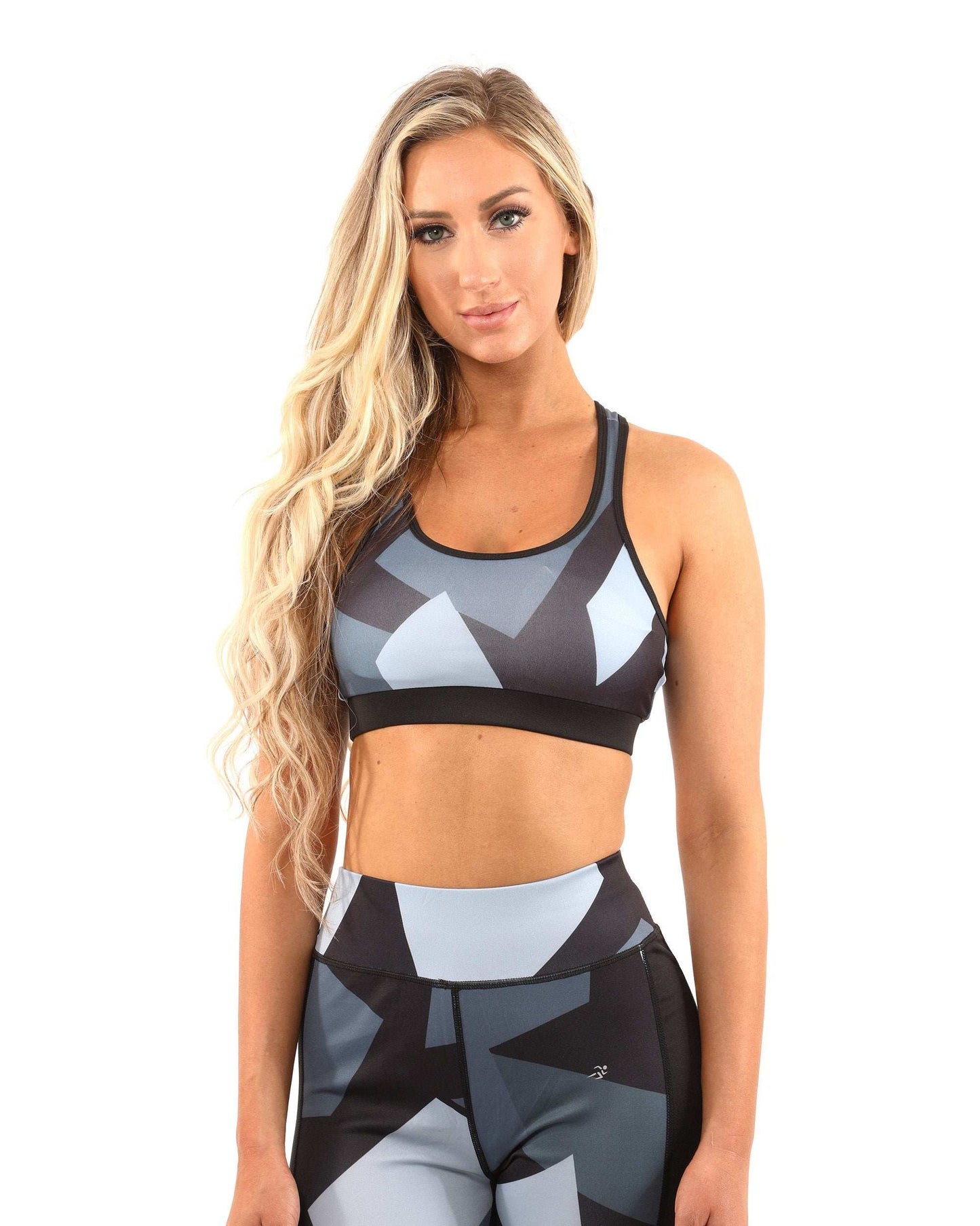 Bondi Sports Bra - Black/Grey - Skoutley Outdoors LLC