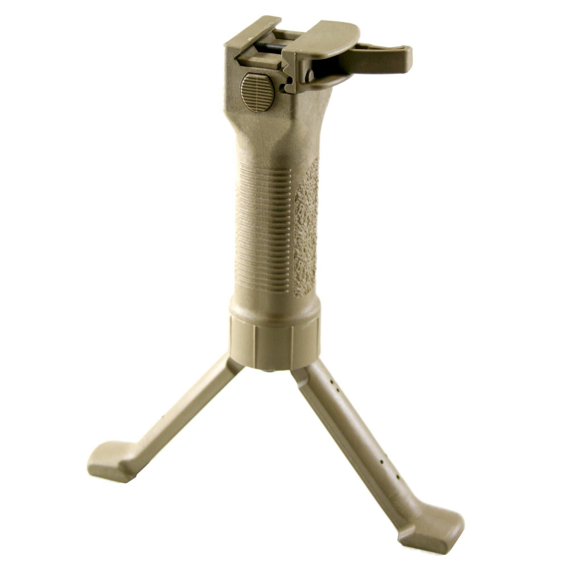 Grip-pod Mil Ply/stl Bipod Cl V2 Tan - Skoutley Outdoors LLC