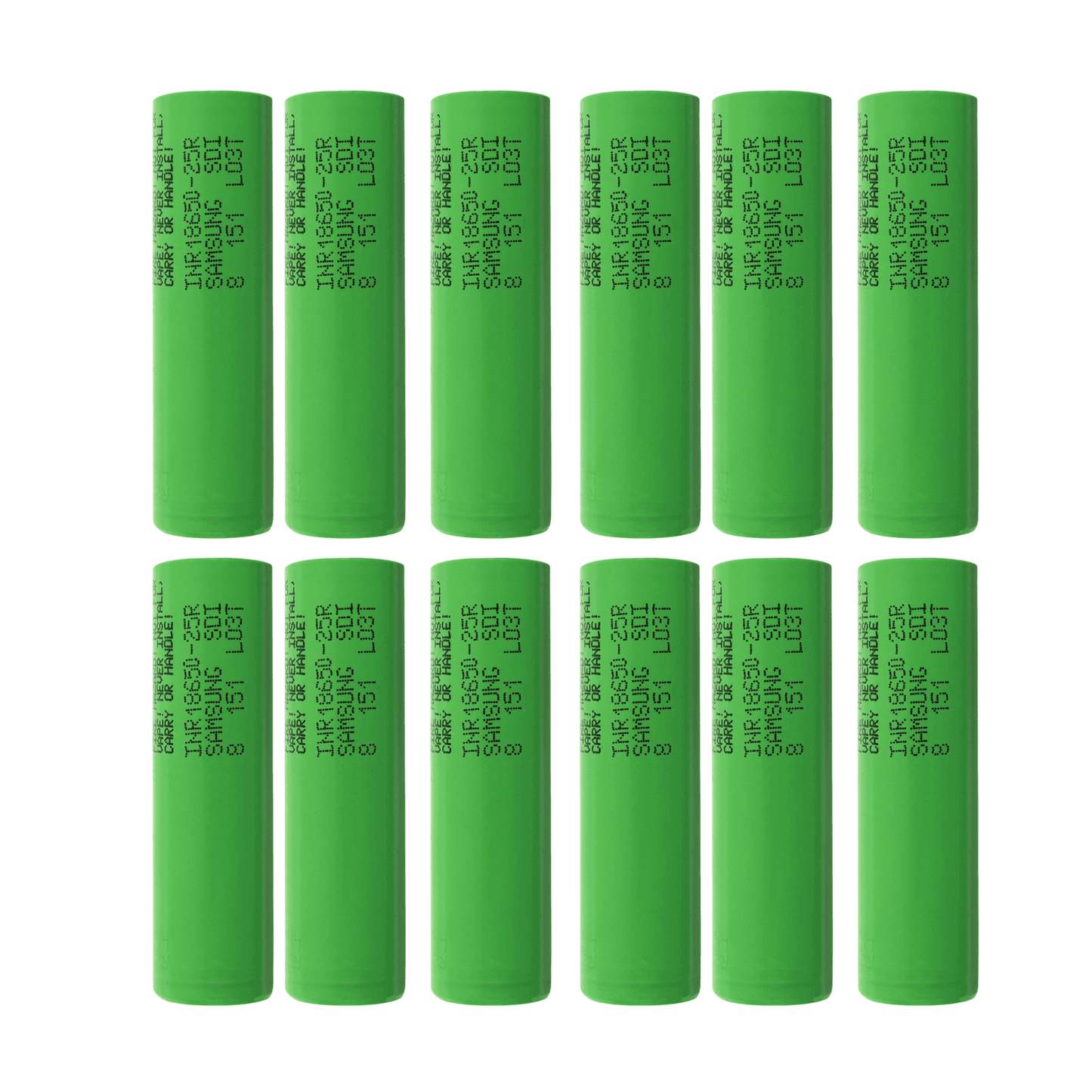 Samsung 25R 18650 2500mAh 20A Battery - INR18650-25R - Skoutley Outdoors LLC