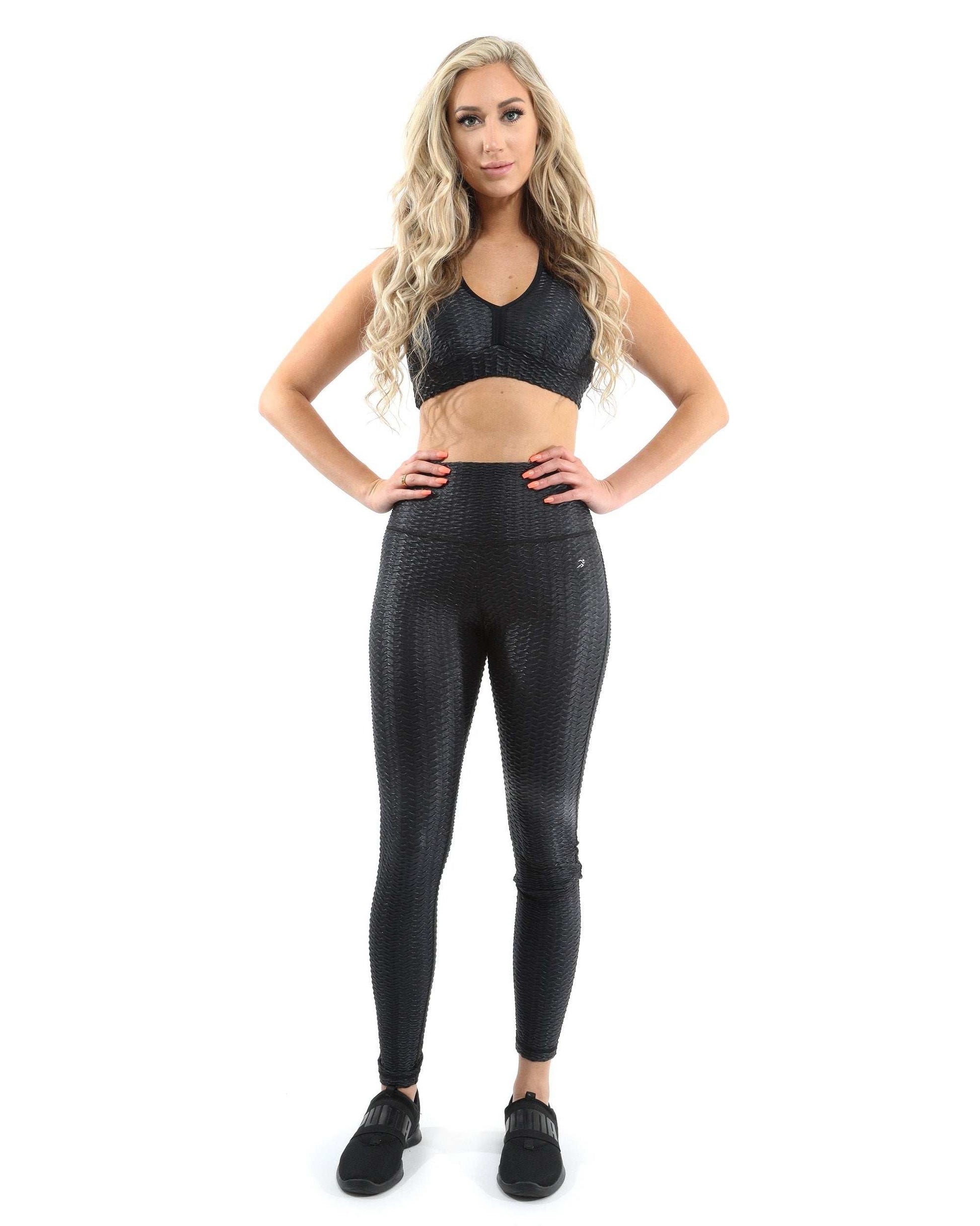 Genova Activewear Sports Bra - Black [MADE IN ITALY] - Skoutley Outdoors LLC