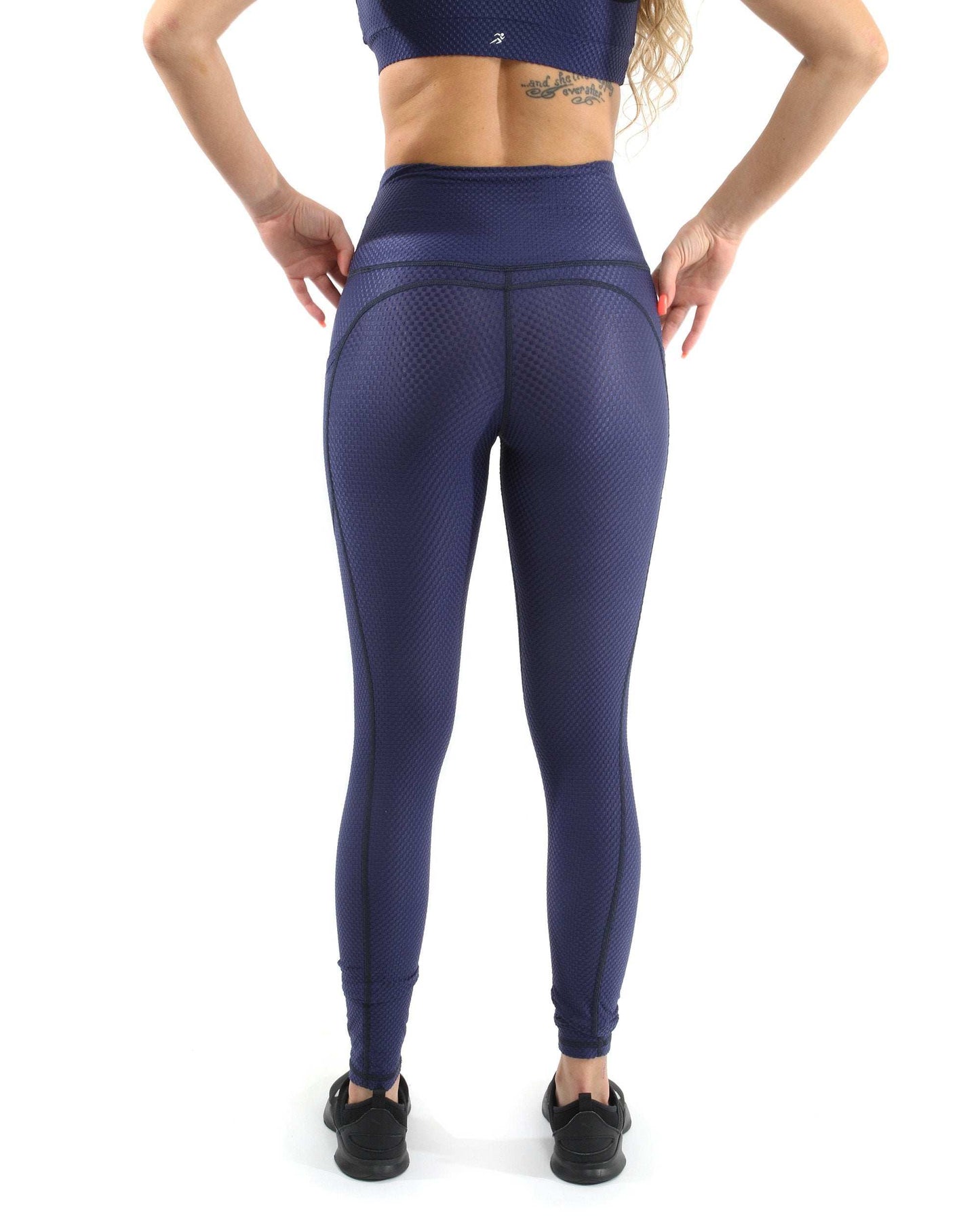 Venice Activewear Set - Leggings & Sports Bra - Navy [MADE IN ITALY] - Skoutley Outdoors LLC