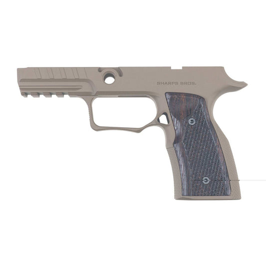 Sharps Grip For P320 Safty Fde/wenge - Skoutley Outdoors LLC