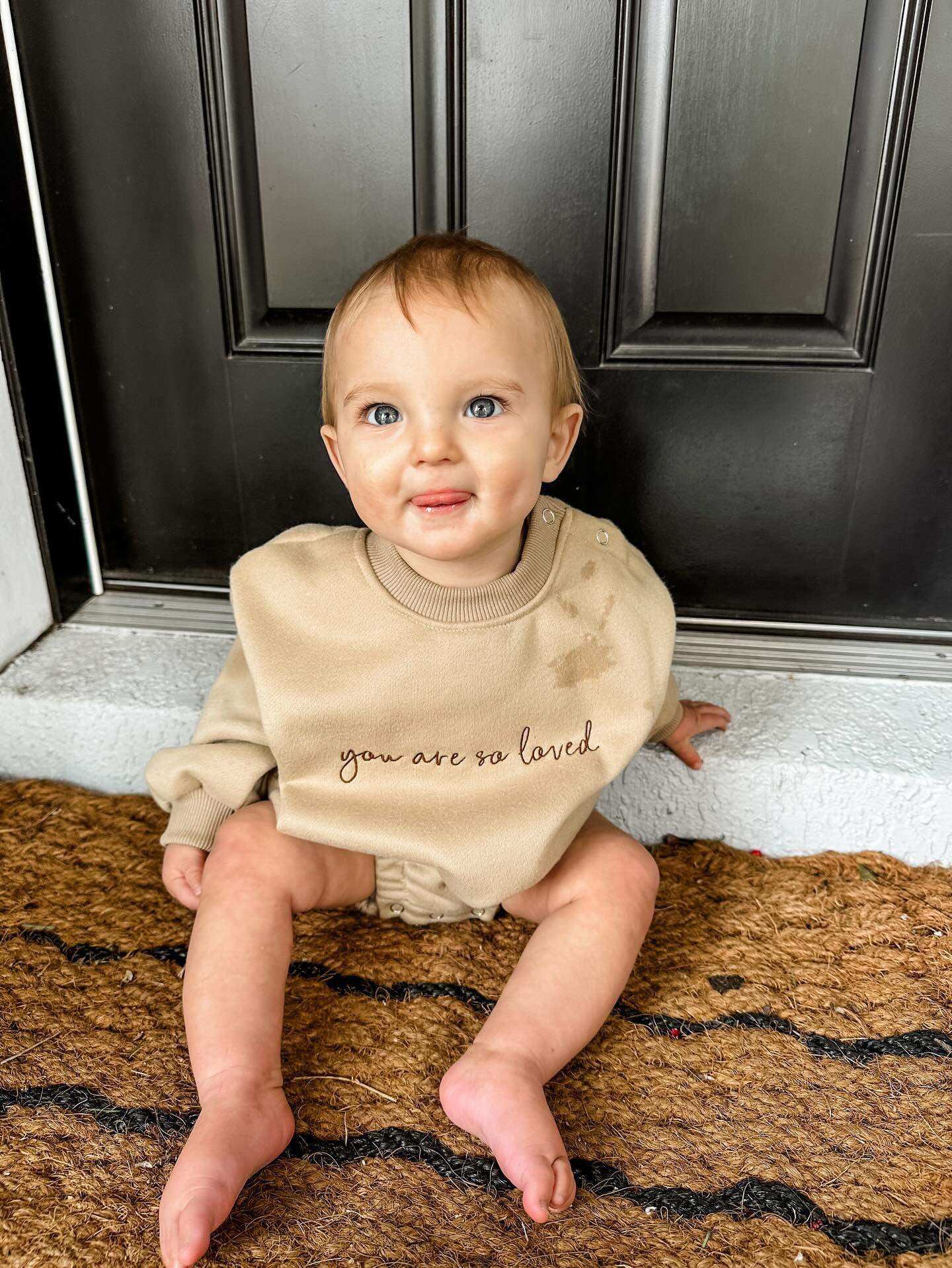 You are so loved bubble romper - Skoutley Outdoors LLC