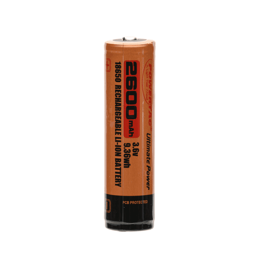 2600 mAh Lithium-ion 18650 Rechargeable Battery - Skoutley Outdoors LLC