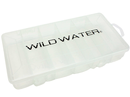 Large 6 Section Clear Fly Box | Wild Water Fly Fishing - Skoutley Outdoors LLC