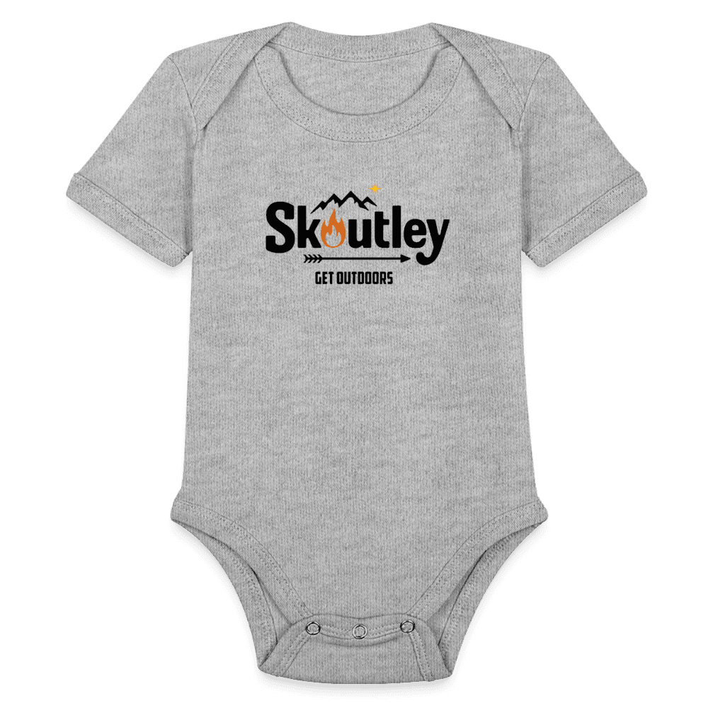 Organic Short Sleeve Baby Bodysuit - Skoutley Outdoors LLC