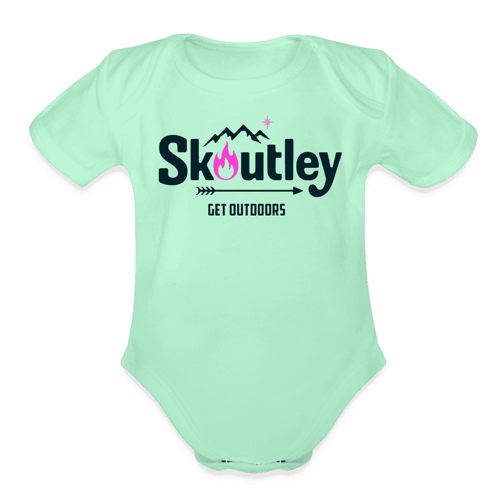 Organic Short Sleeve Baby Bodysuit - Skoutley Outdoors LLC