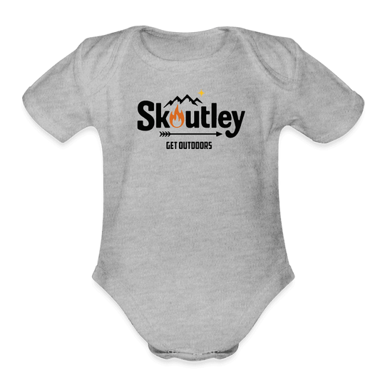 Organic Short Sleeve Baby Bodysuit - Skoutley Outdoors LLC