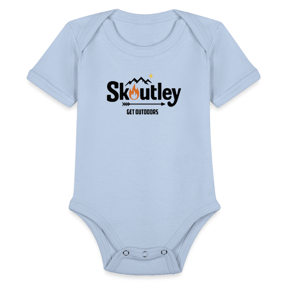 Organic Short Sleeve Baby Bodysuit - Skoutley Outdoors LLC