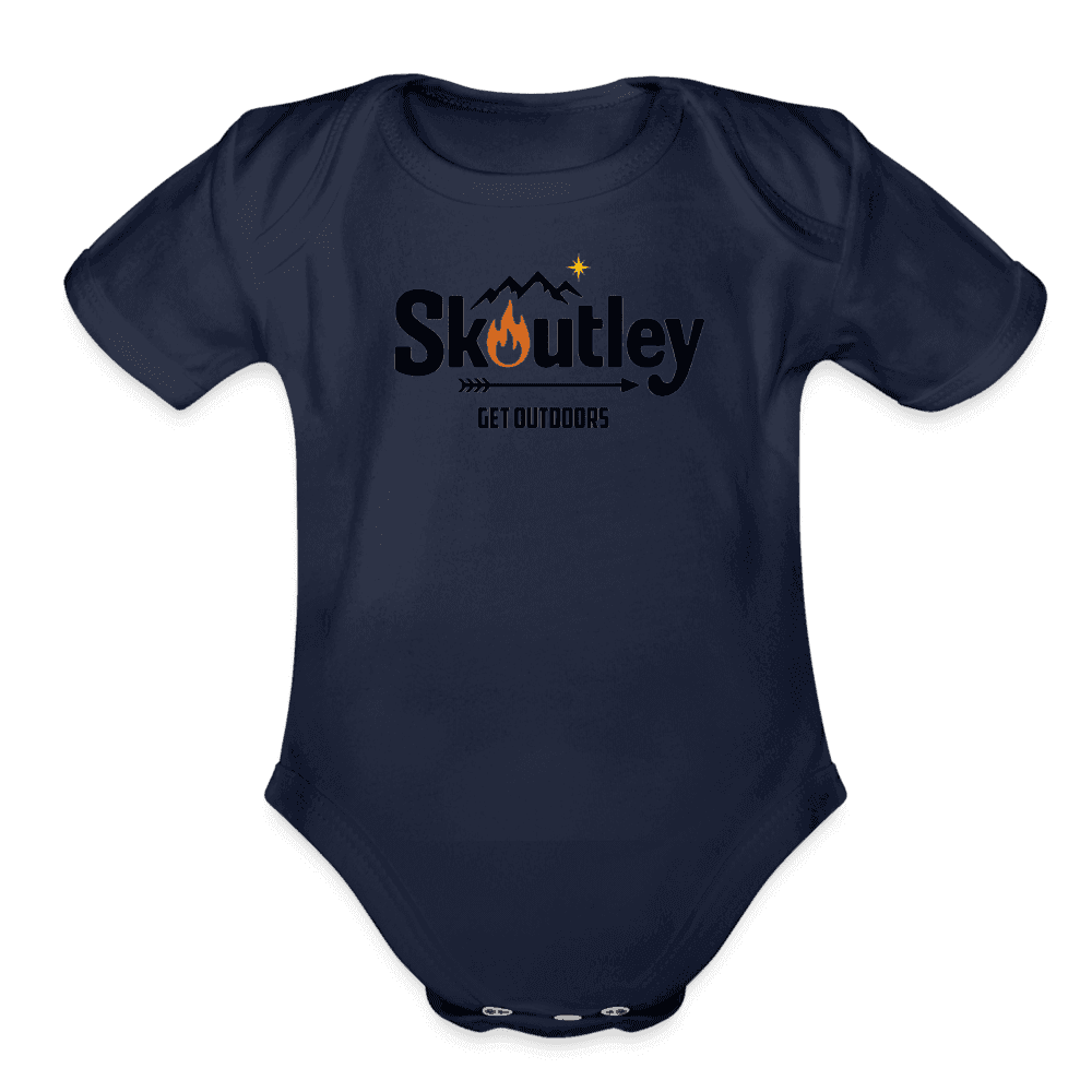 Organic Short Sleeve Baby Bodysuit - Skoutley Outdoors LLC