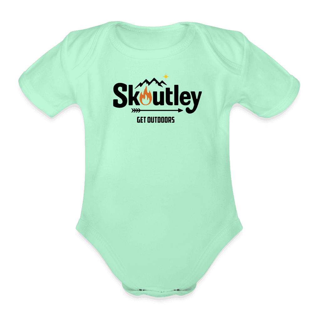 Organic Short Sleeve Baby Bodysuit - Skoutley Outdoors LLC