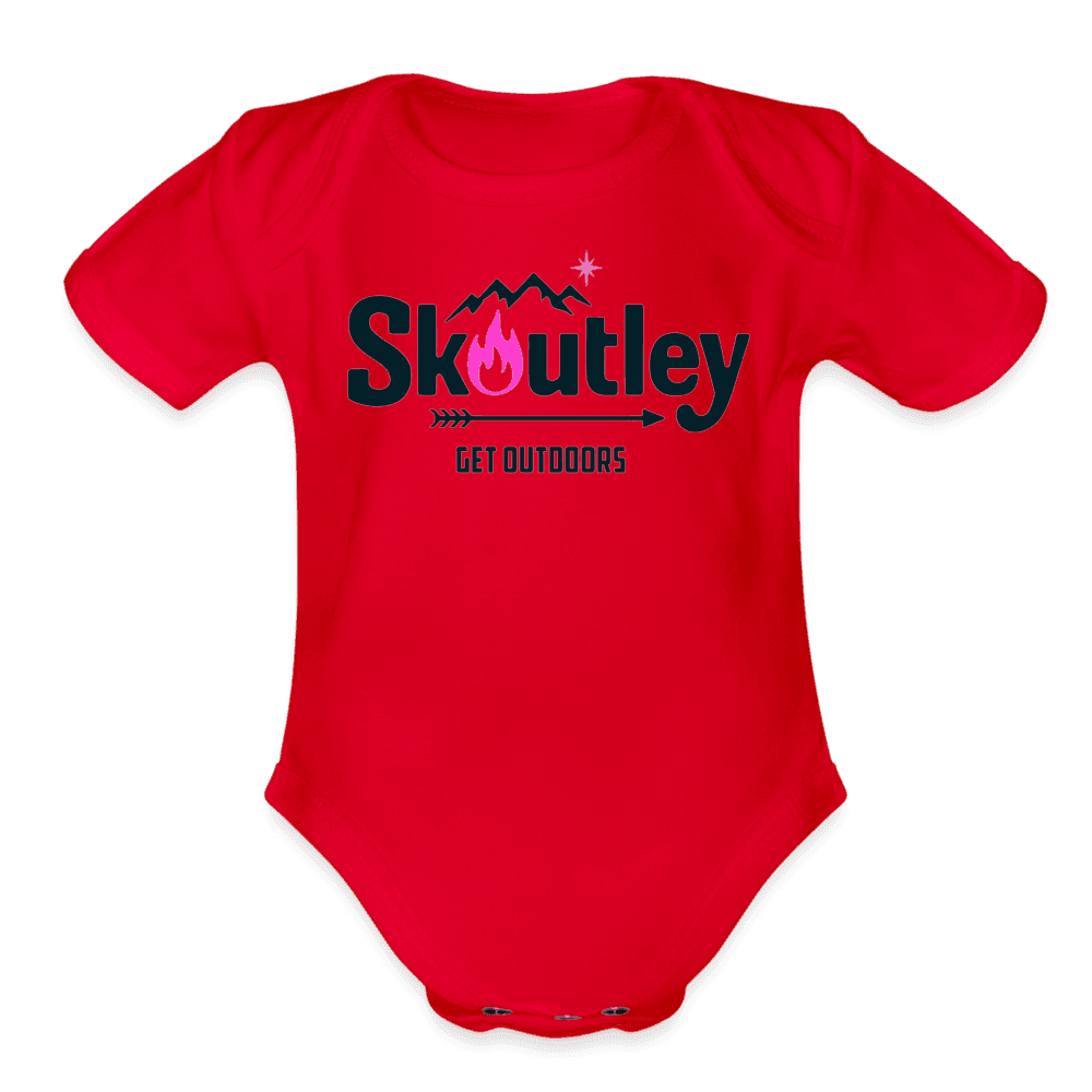 Organic Short Sleeve Baby Bodysuit - Skoutley Outdoors LLC