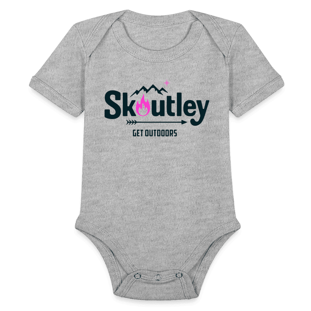 Organic Short Sleeve Baby Bodysuit - Skoutley Outdoors LLC