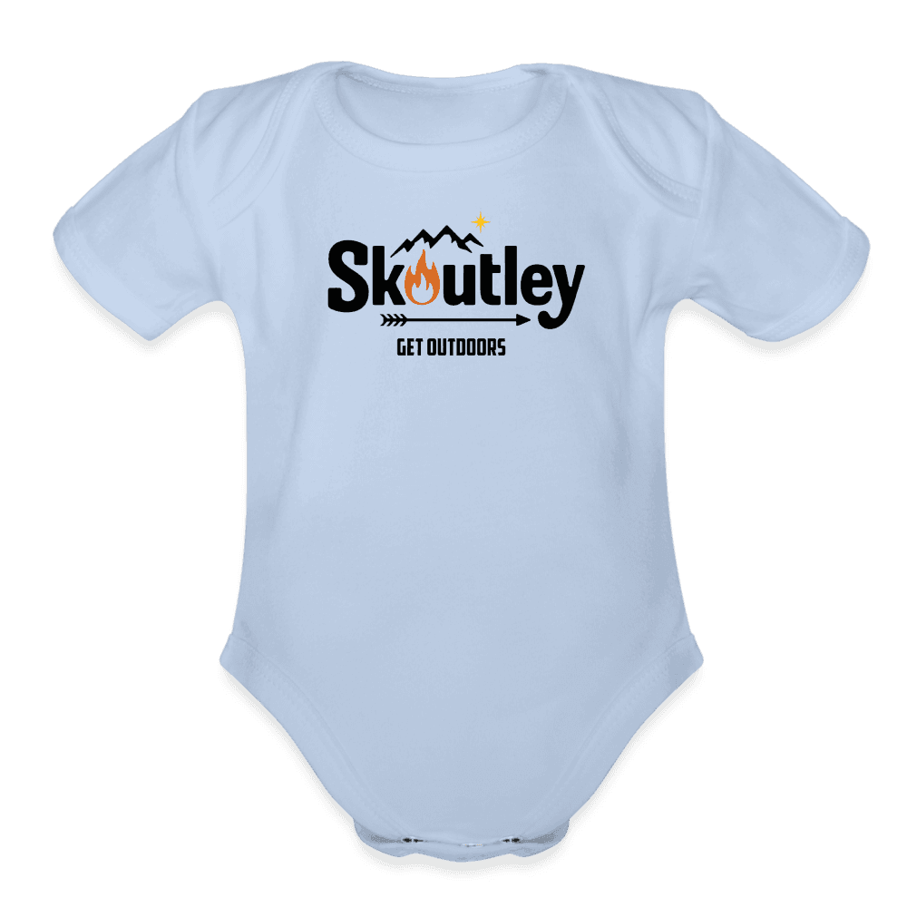 Organic Short Sleeve Baby Bodysuit - Skoutley Outdoors LLC