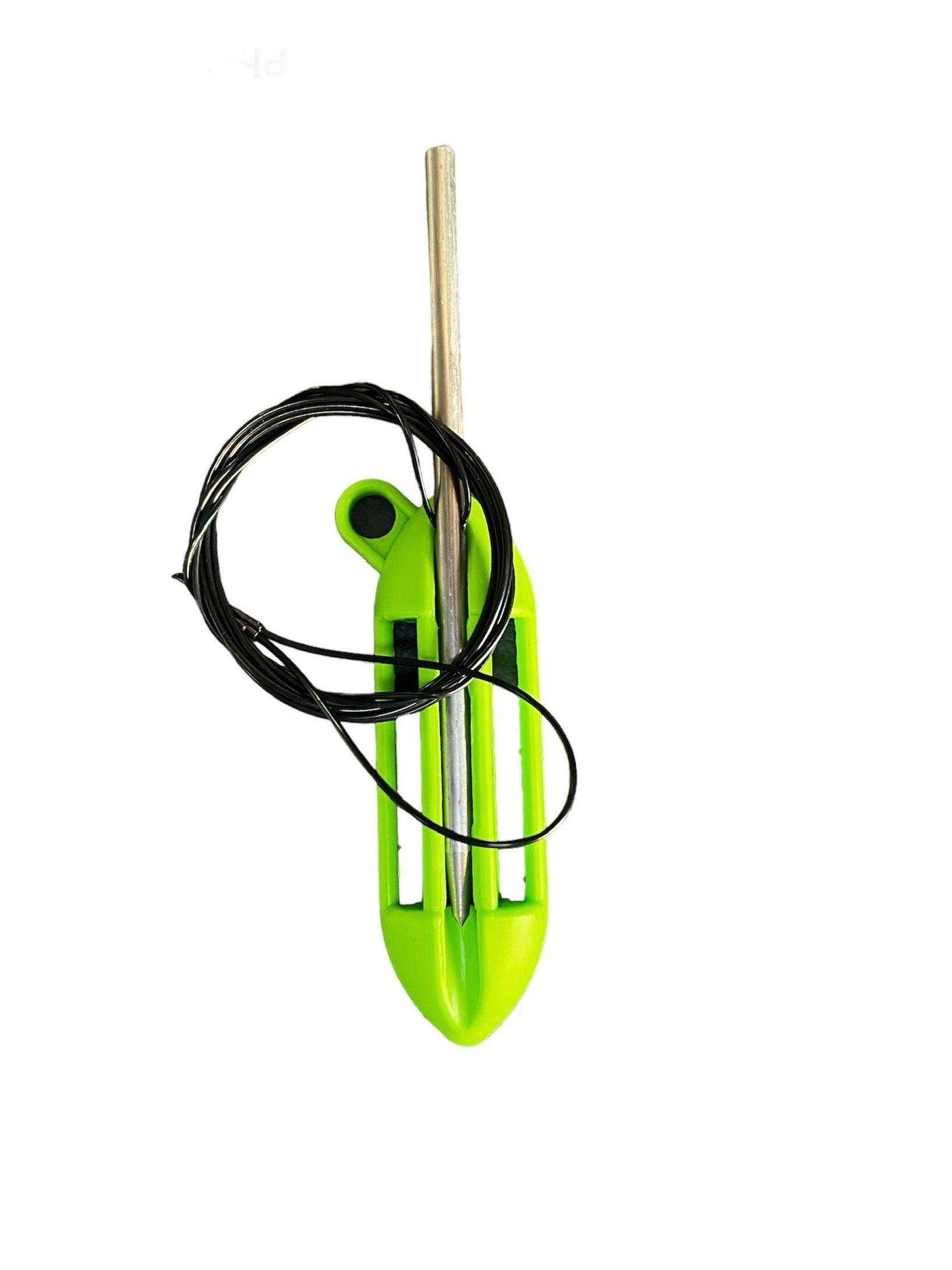 Fish Stringer w/ Dive Belt Holster (Lime Green) - Skoutley Outdoors LLC