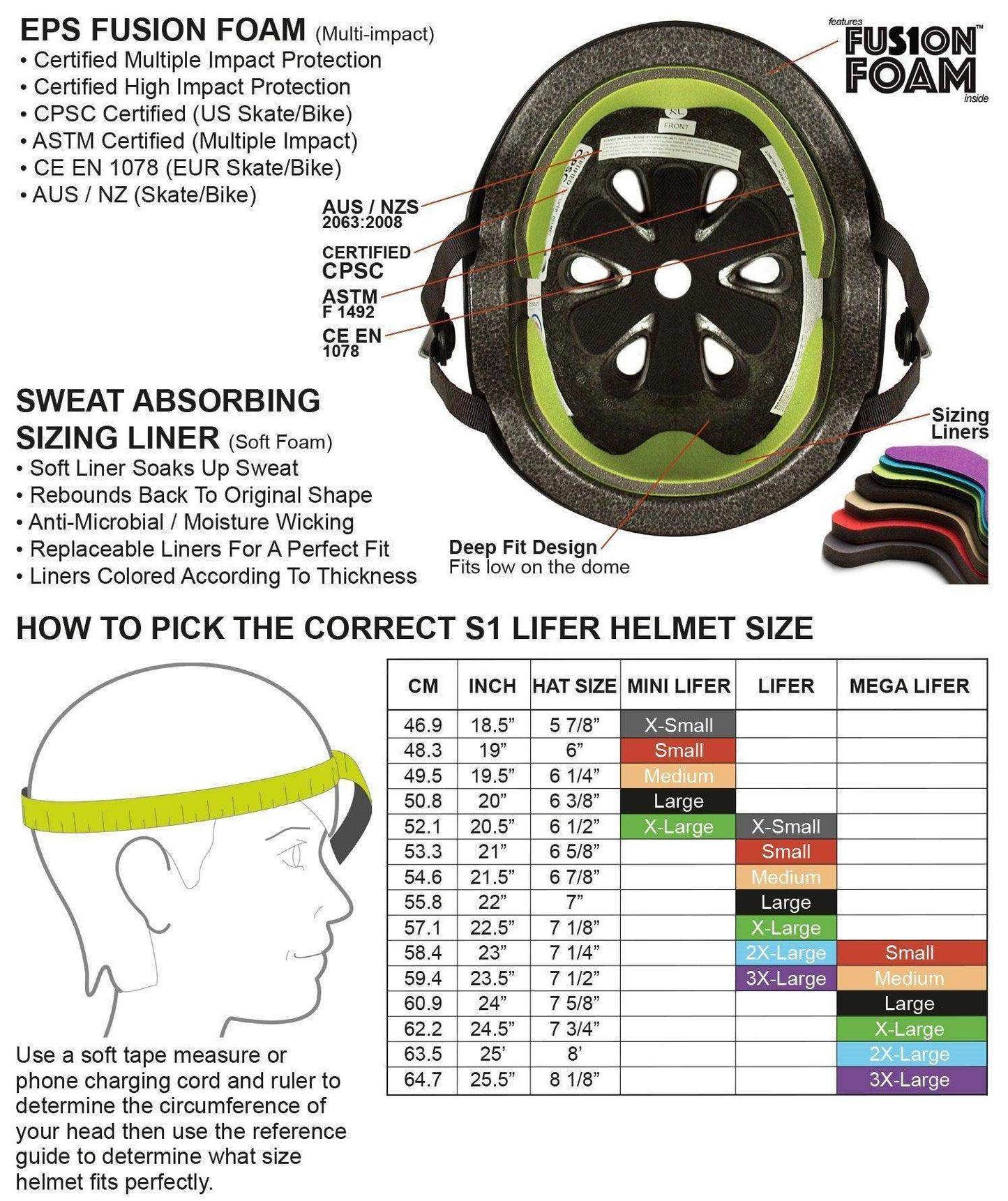 S1 Lifer Helmet - Black Matte/Father Grind - Skoutley Outdoors LLC