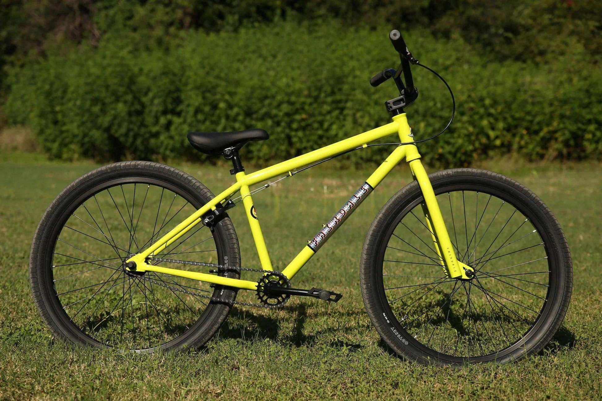 Fairdale Macaroni 24″ Complete Cruiser Bike - Gloss Bright Yellow - Skoutley Outdoors LLC