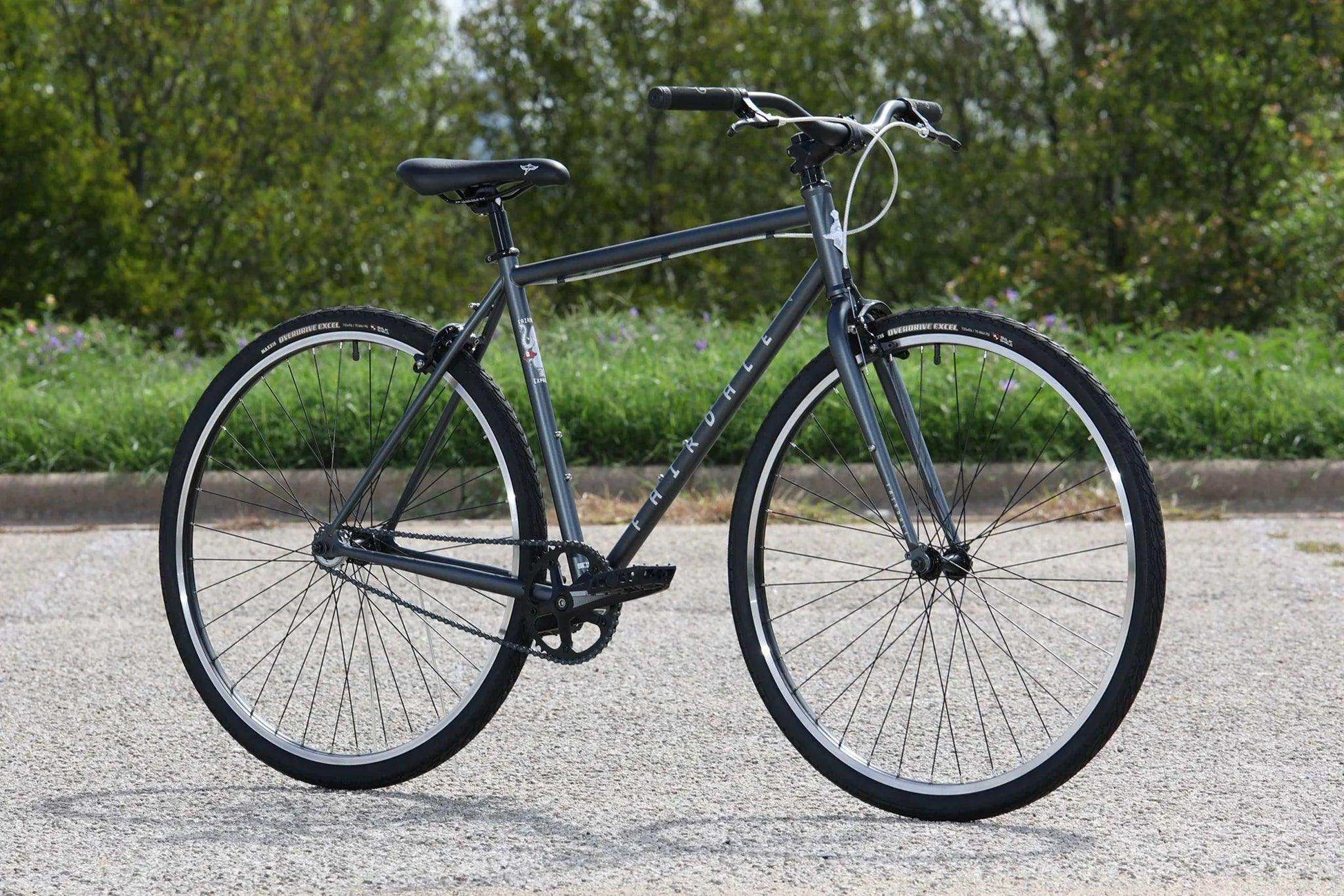 Fairdale Express Complete Cruiser Bike - Matte Charcoal - Skoutley Outdoors LLC