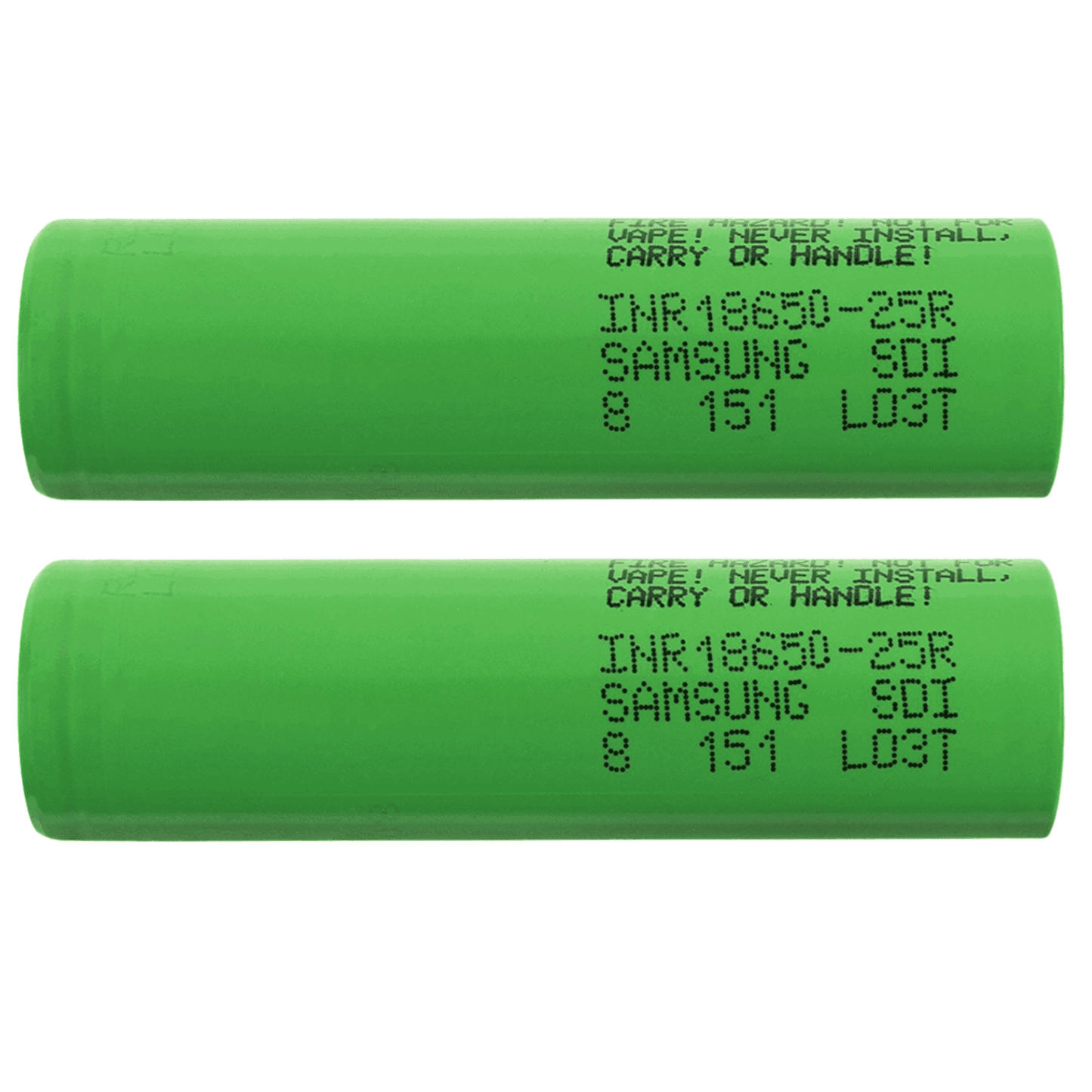 Samsung 25R 18650 2500mAh 20A Battery - INR18650-25R - Skoutley Outdoors LLC