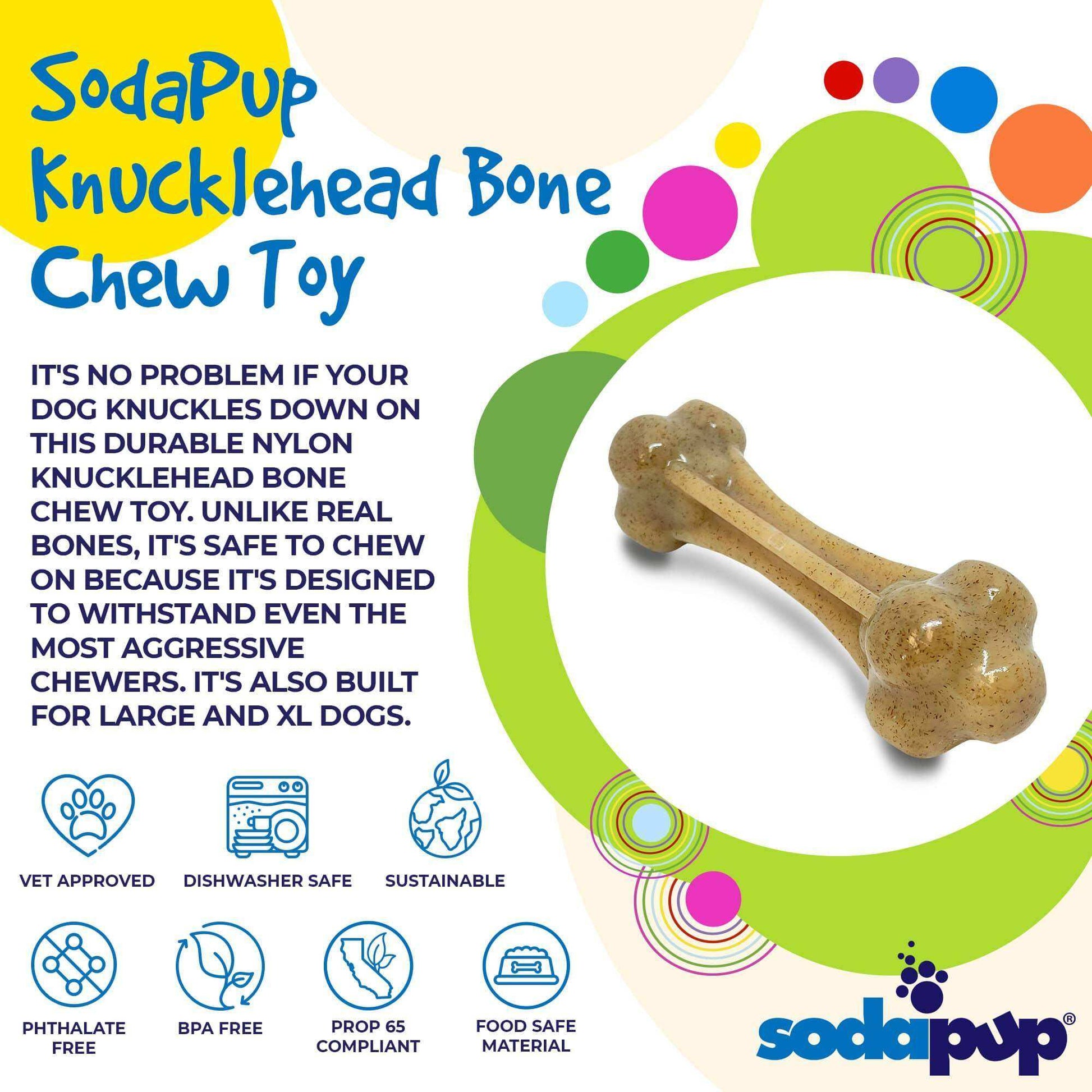 Knuckle Bone Ultra Durable Nylon Dog Chew Toy - Skoutley Outdoors LLC