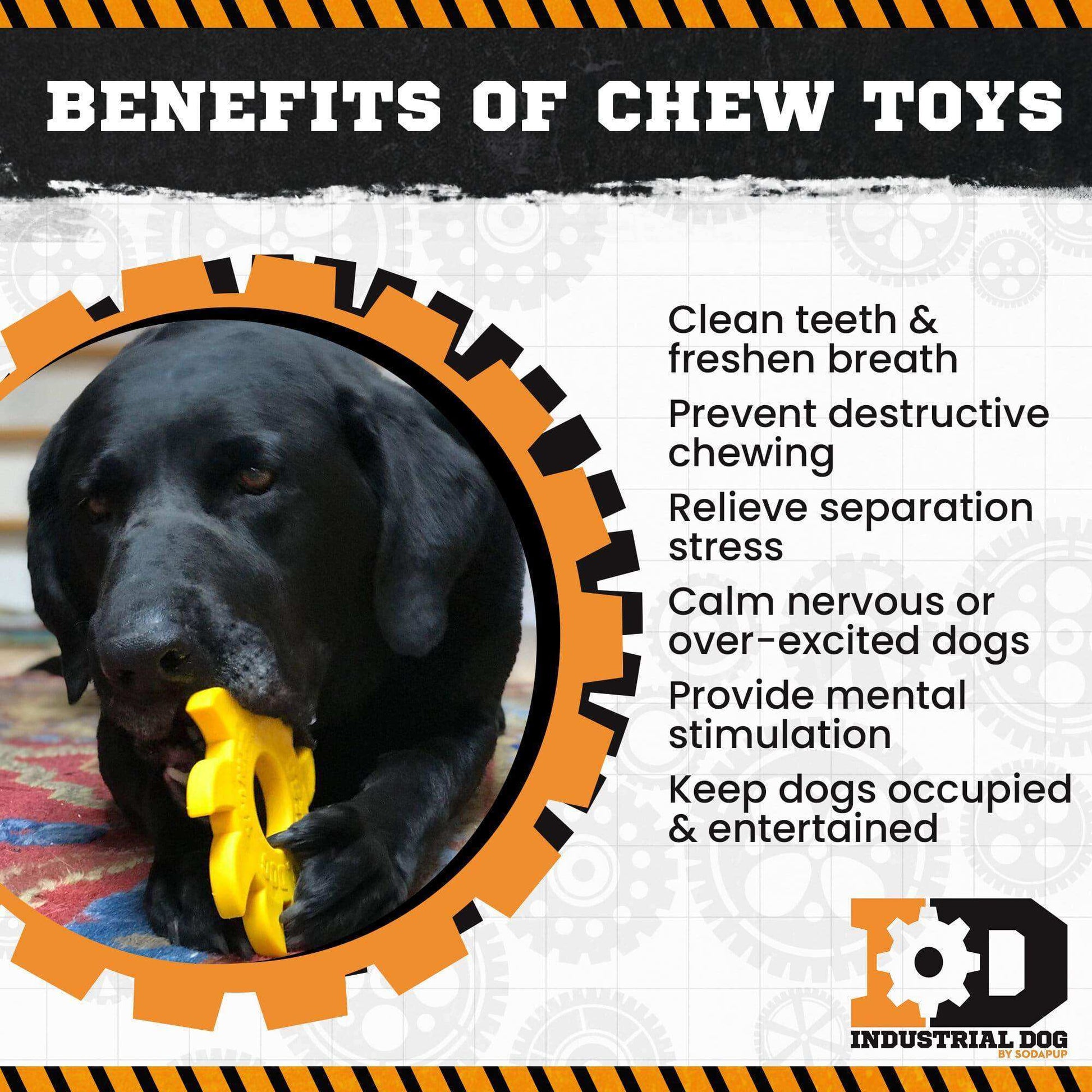 ID Circular Saw Blade Ultra Durable Nylon Dog Chew Toy - Skoutley Outdoors LLC