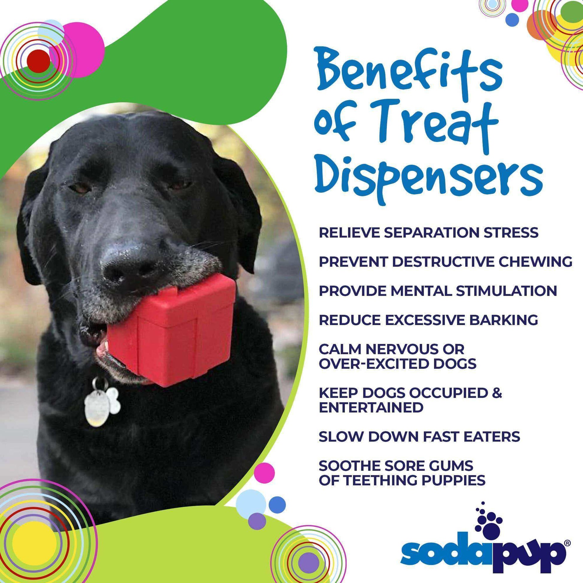 Gift Box eDispenser Durable Rubber Chew Toy & Treat Dispenser - Skoutley Outdoors LLC