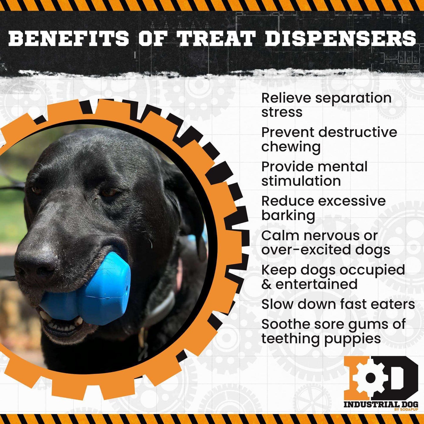 Double Trouble eDispenser Durable Rubber Chew Toy and Treat Dispenser - Skoutley Outdoors LLC