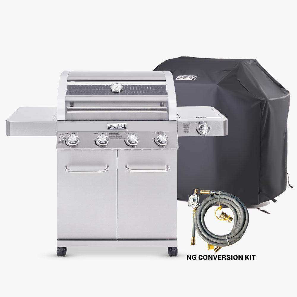 41847NG | Stainless Natural/Propane Gas Grill - Skoutley Outdoors LLC