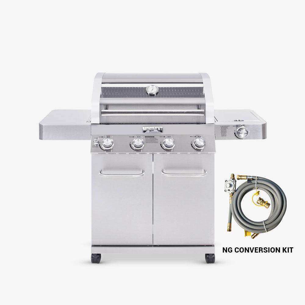 41847NG | Stainless Natural/Propane Gas Grill - Skoutley Outdoors LLC