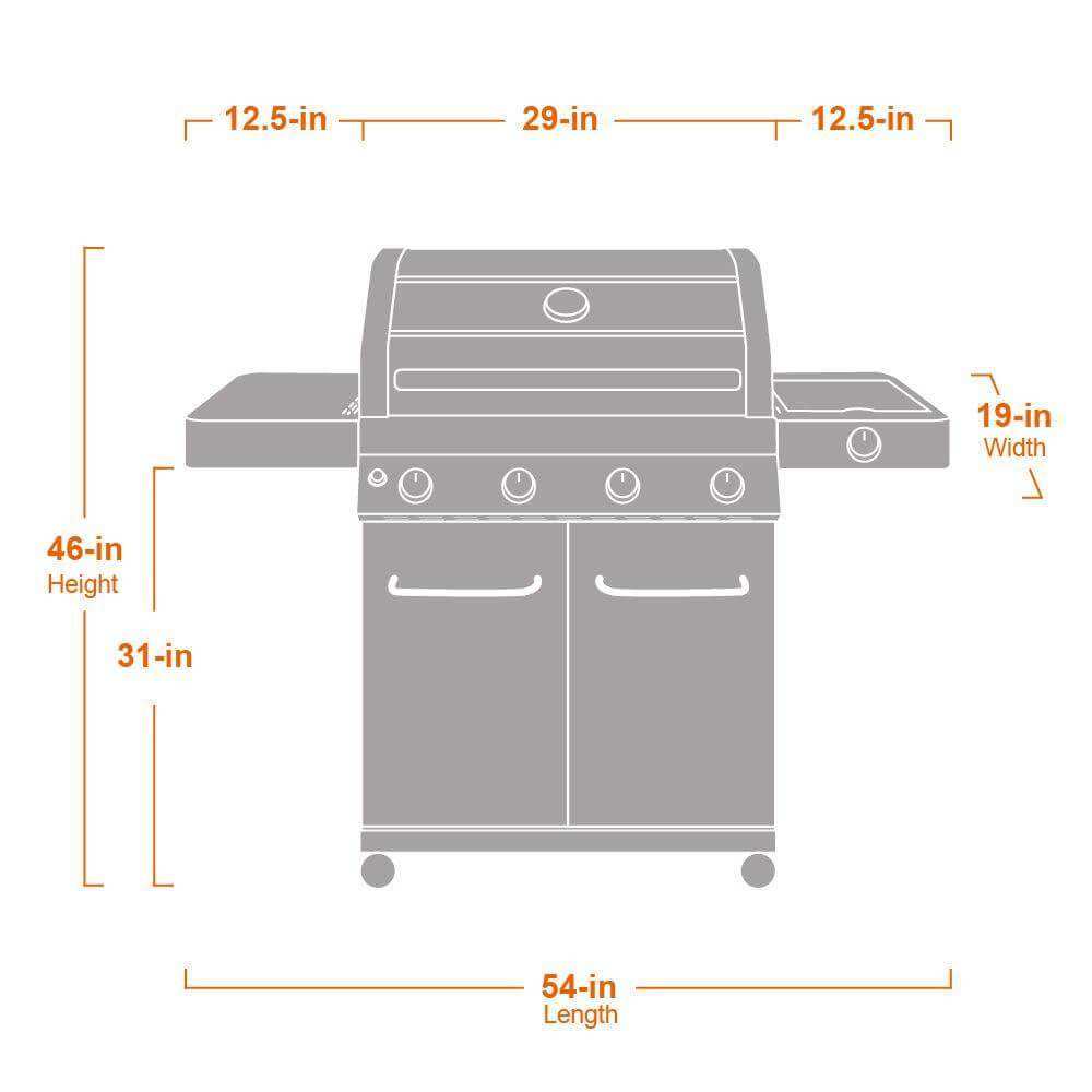 41847NG | Stainless Natural/Propane Gas Grill - Skoutley Outdoors LLC