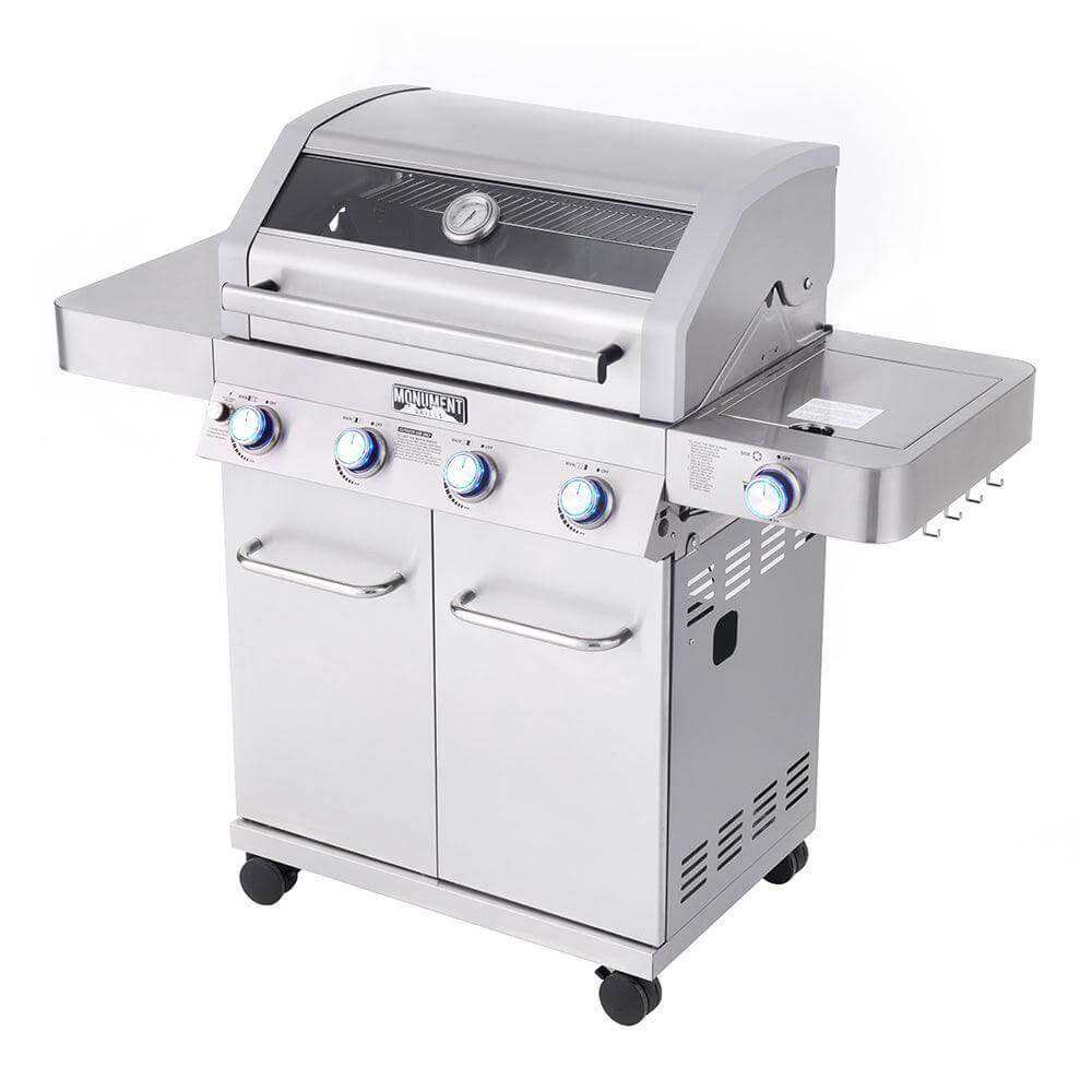 41847NG | Stainless Natural/Propane Gas Grill - Skoutley Outdoors LLC