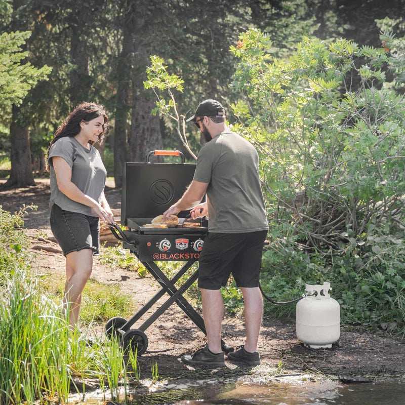 Blackstone - On the Go 22" Griddle W/ Hood and Flexfold Legs - Skoutley Outdoors LLC