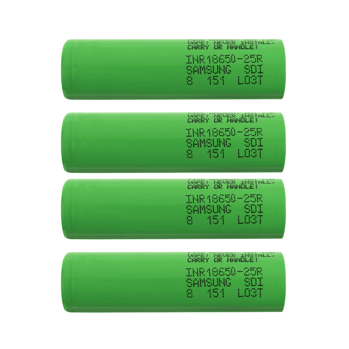 Samsung 25R 18650 2500mAh 20A Battery - INR18650-25R - Skoutley Outdoors LLC