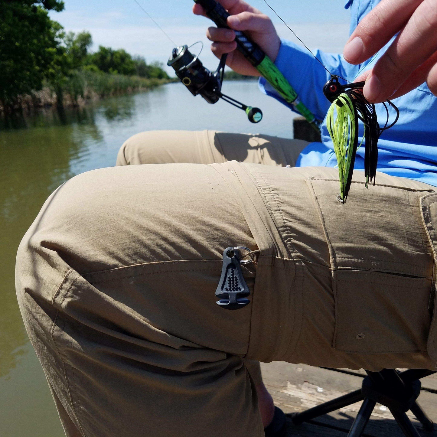 Line Cutterz Ceramic Blade Zipper Pull - Glow-in-the-Dark - Skoutley Outdoors LLC