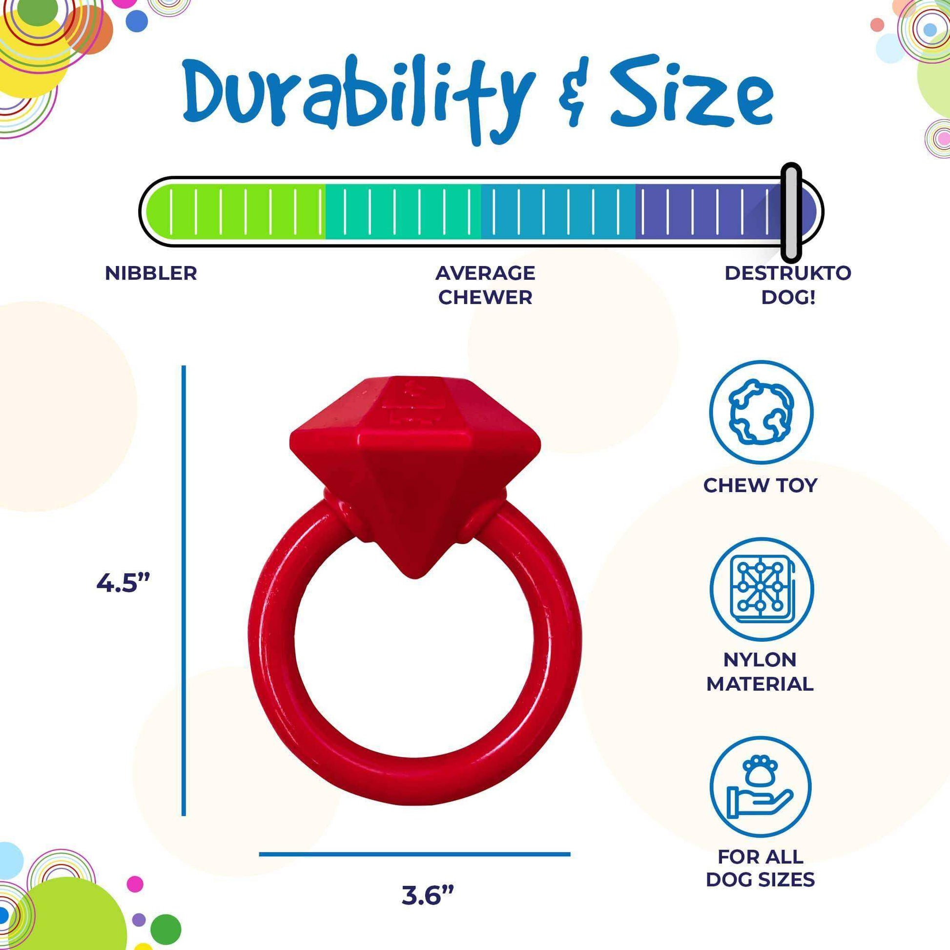 Diamond Ring Durable Teething Ring - Skoutley Outdoors LLC