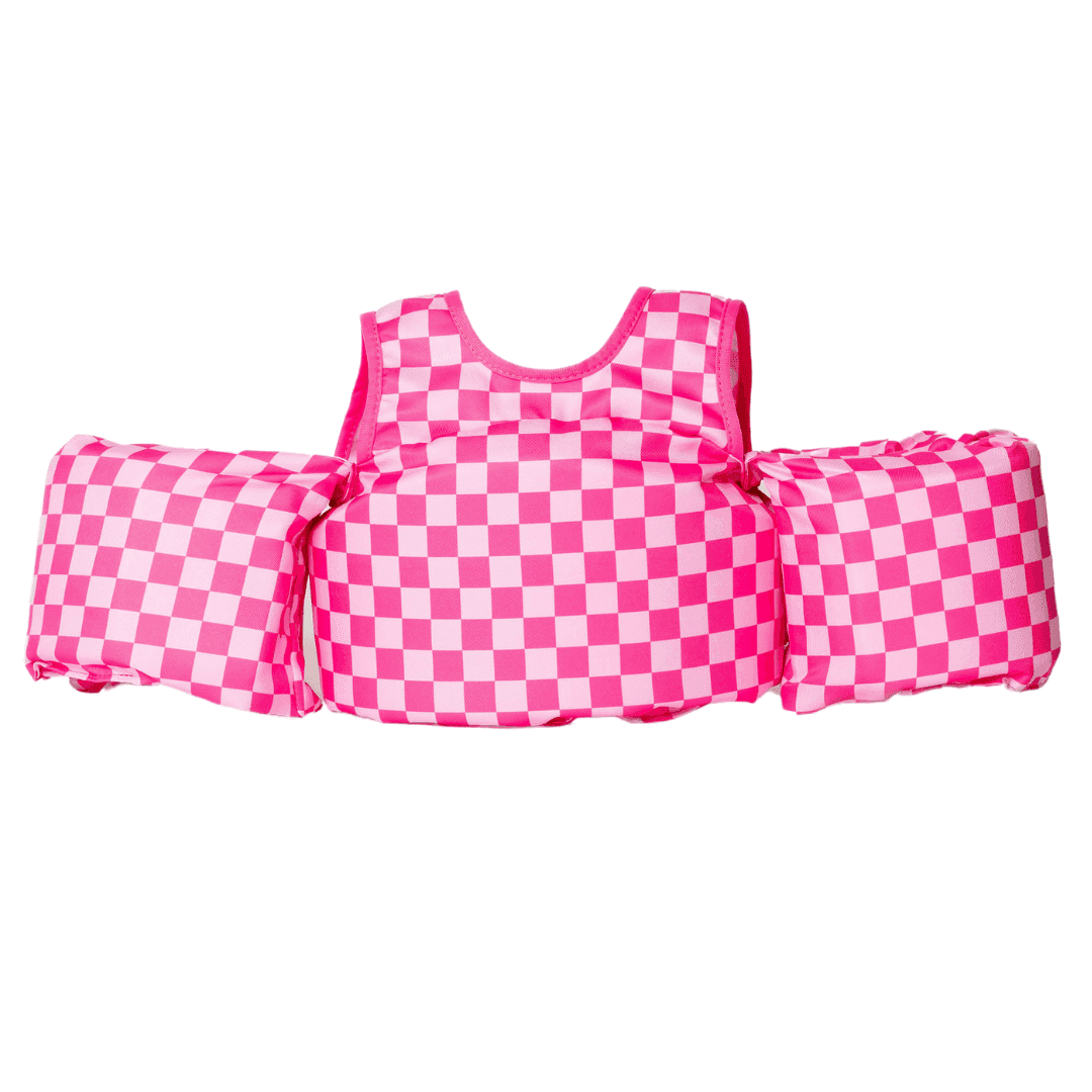 Pink Checkered Kids Float - Skoutley Outdoors LLC