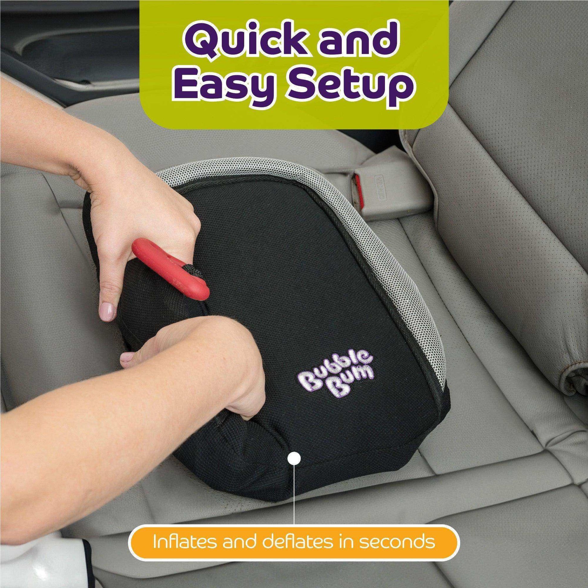 BubbleBum Inflatable Car Booster Seat - Travel Booster Seat - Black Style ✔️ - Skoutley Outdoors LLC