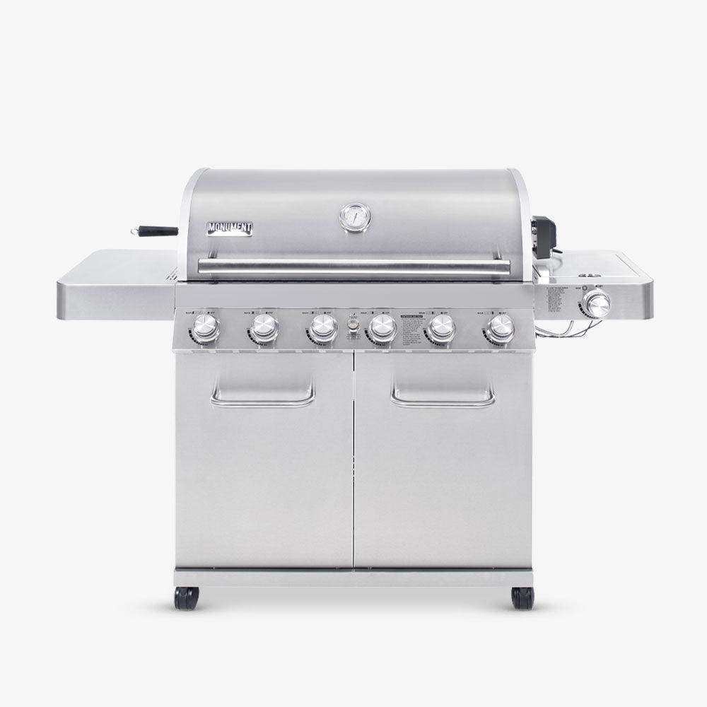 77352 | Full Stainless Propane Gas Grill - Skoutley Outdoors LLC