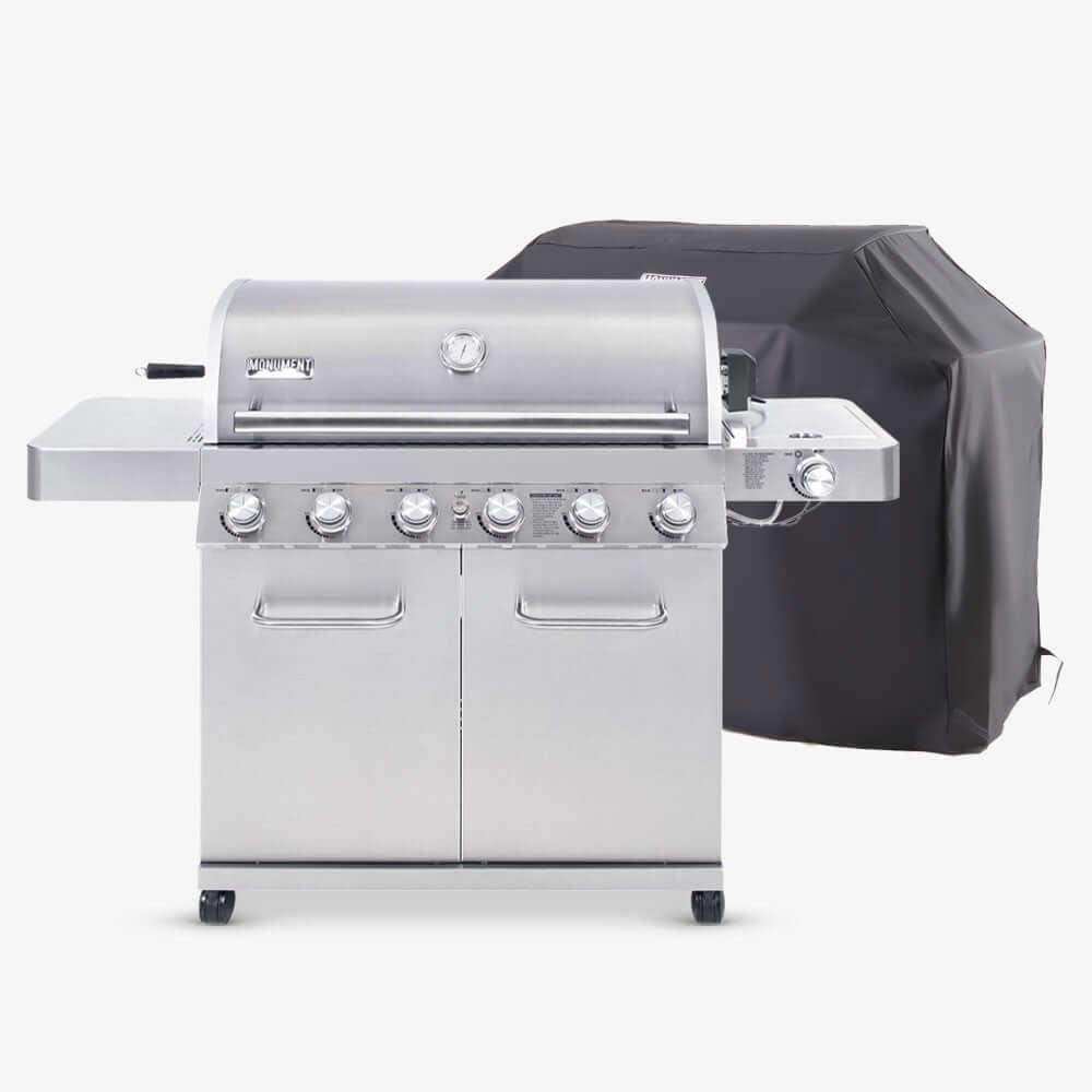 77352 | Full Stainless Propane Gas Grill - Skoutley Outdoors LLC