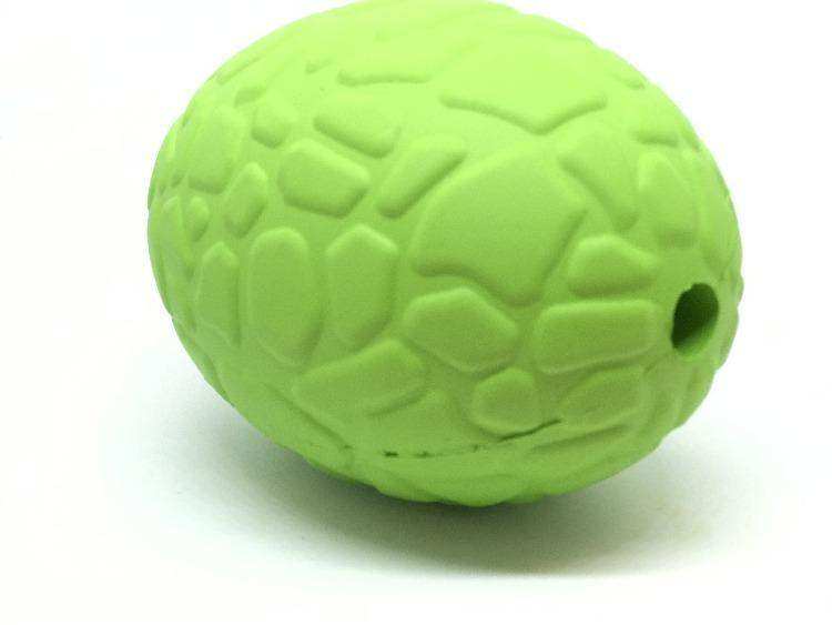 Dinosaur Egg eDispenser Durable Rubber Chew Toy & Treat Dispenser - Skoutley Outdoors LLC