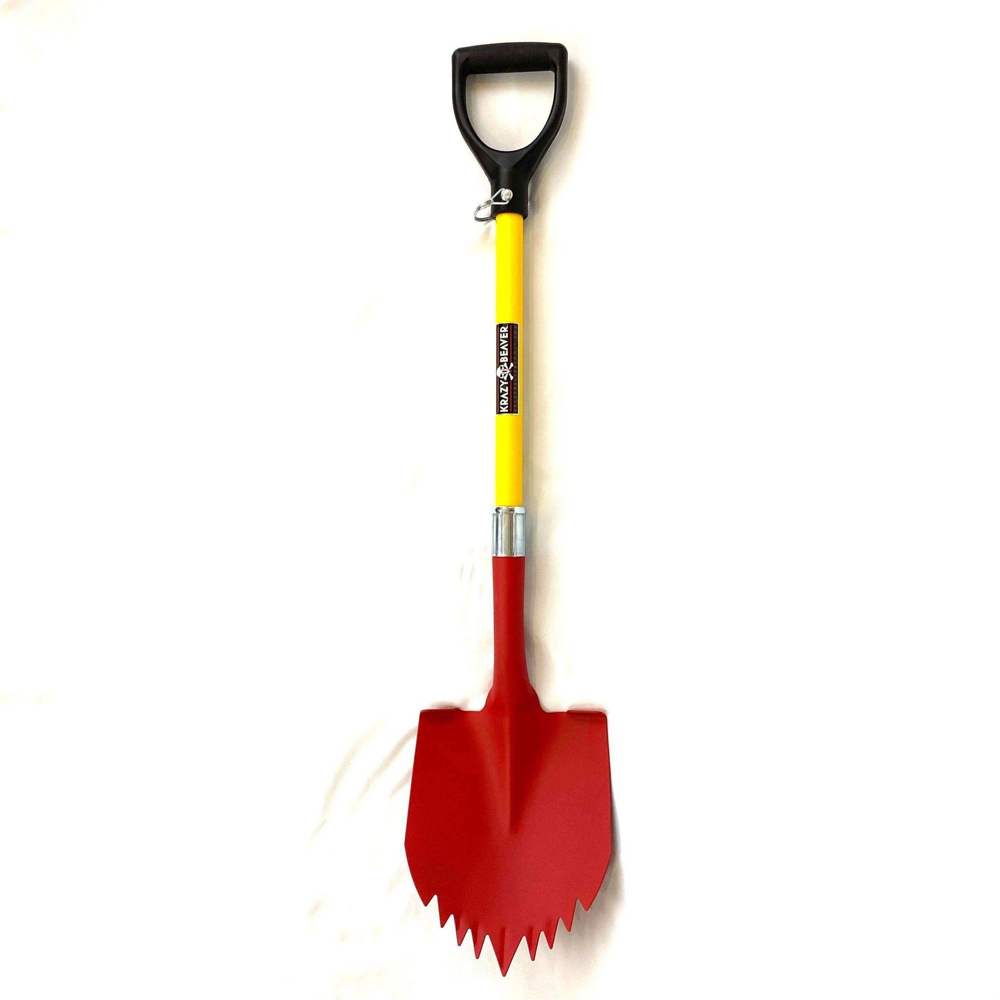 Krazy Beaver Shovel (Textured Red Head / Yellow Handle 45637) - Skoutley Outdoors LLC