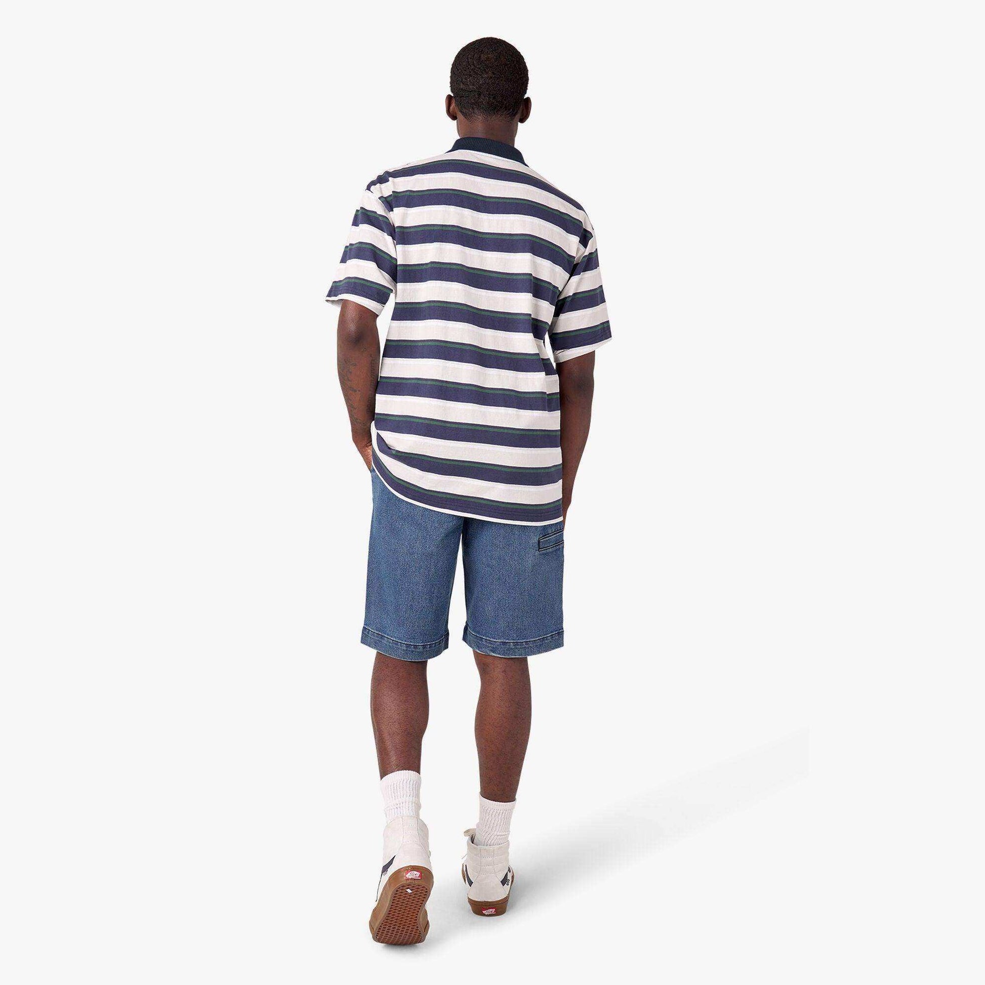 Dickies Skateboarding Guy Mariano Short Sleeve Polo Shirt - Guy Mariano Stripe - Skoutley Outdoors LLC