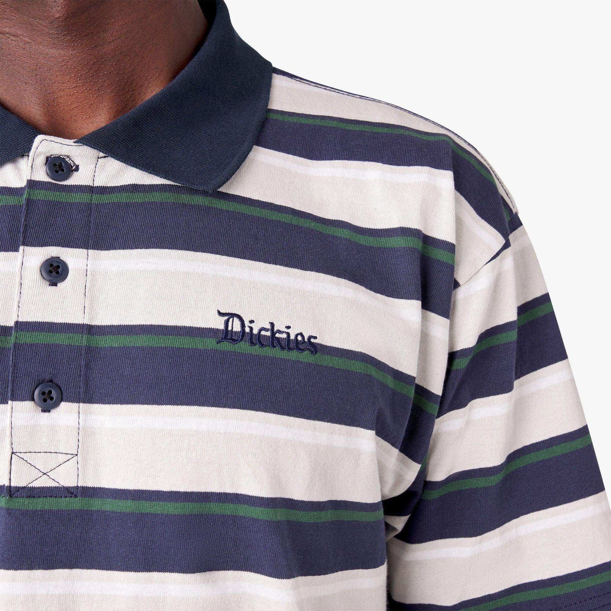 Dickies Skateboarding Guy Mariano Short Sleeve Polo Shirt - Guy Mariano Stripe - Skoutley Outdoors LLC