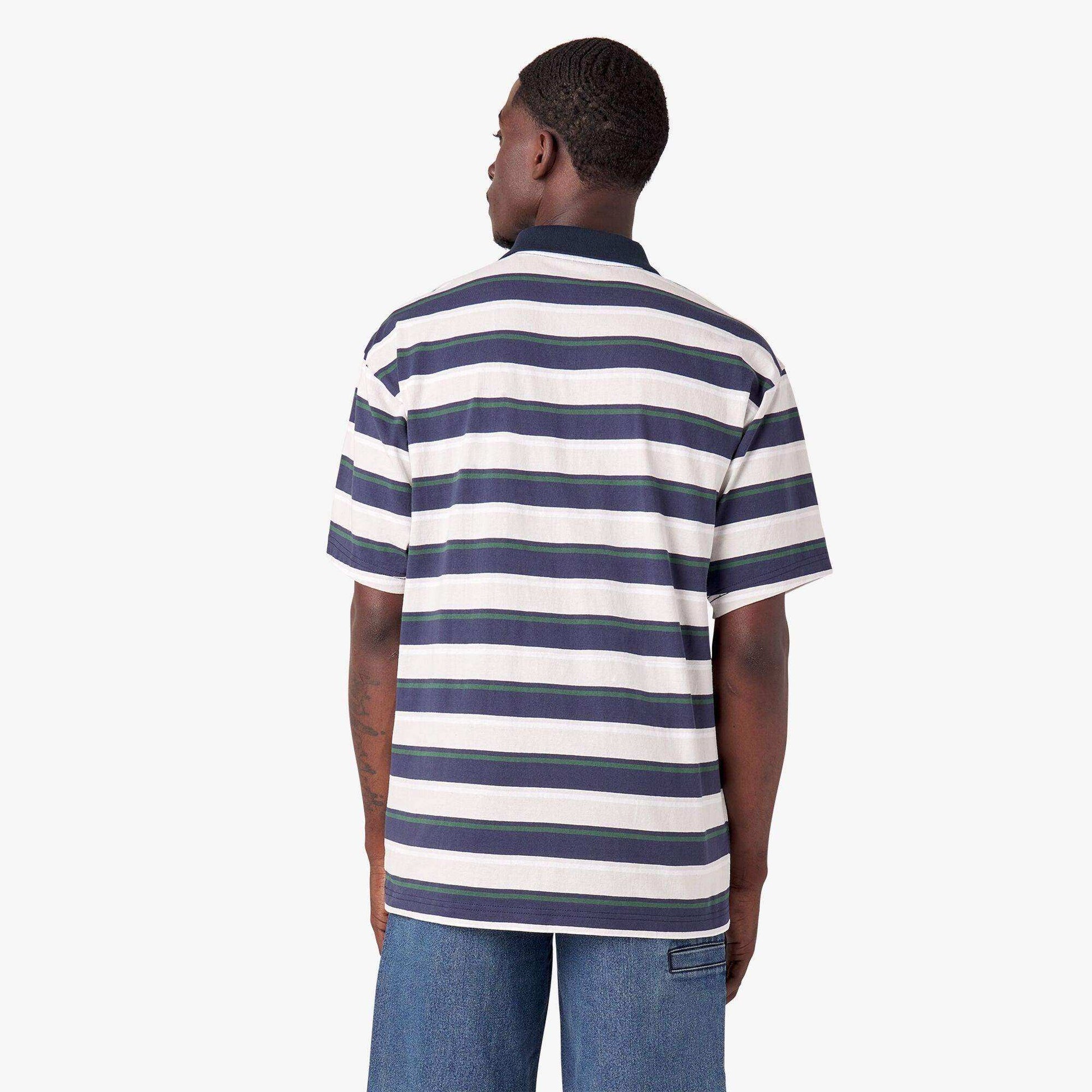 Dickies Skateboarding Guy Mariano Short Sleeve Polo Shirt - Guy Mariano Stripe - Skoutley Outdoors LLC