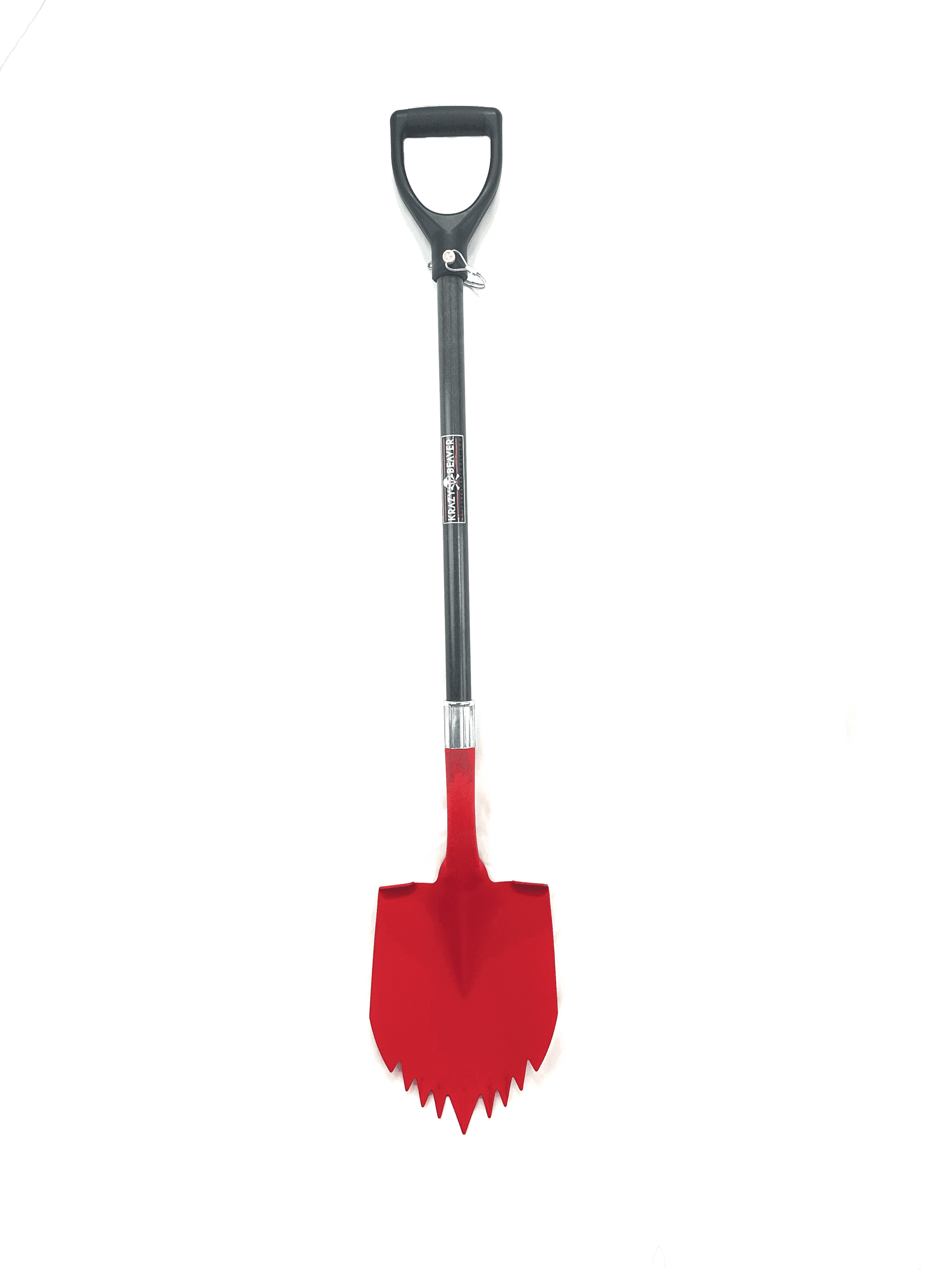 Krazy Beaver Shovel XL (Red Textured Head / Black Handle) - Skoutley Outdoors LLC