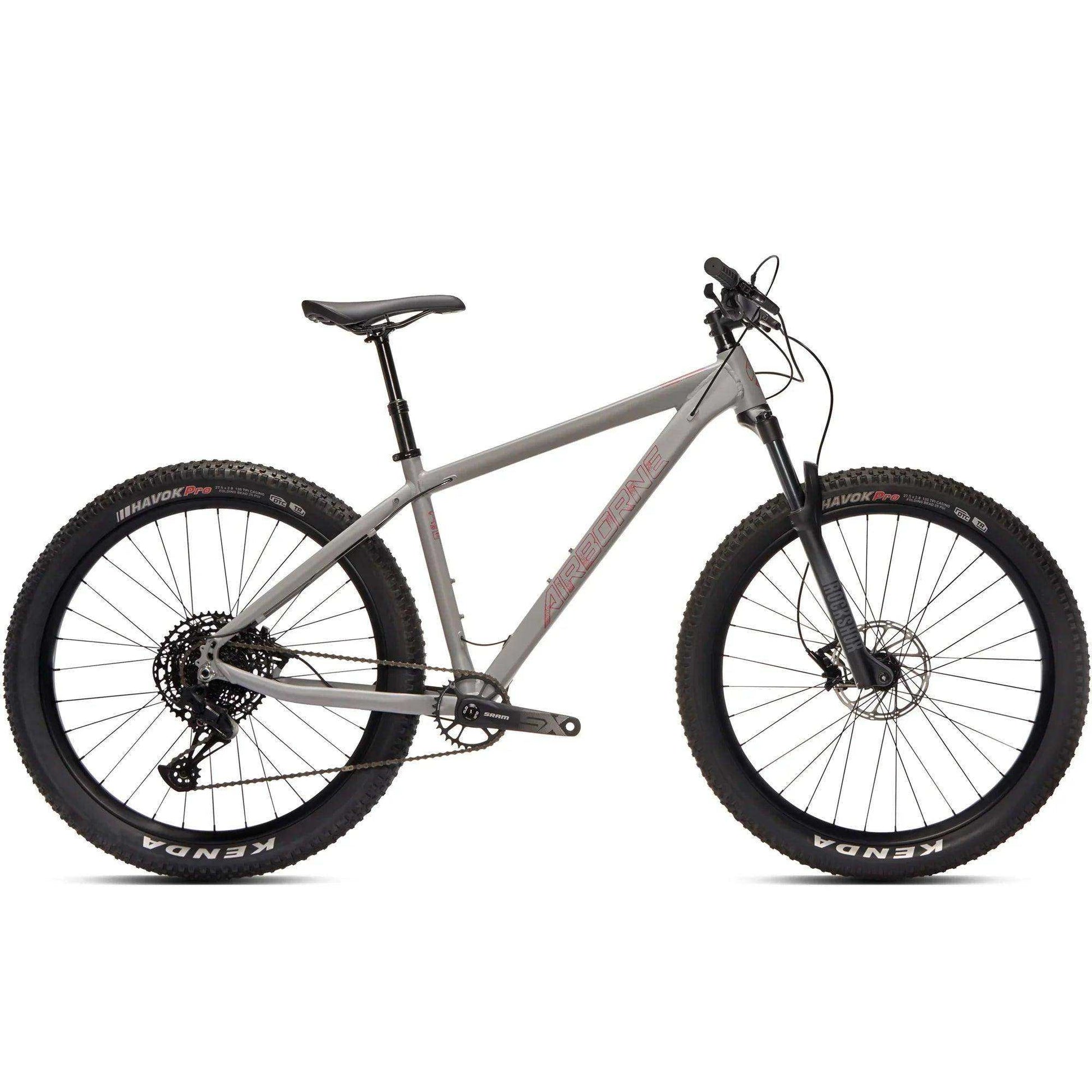 Airborne Griffin 27.5+ Cross Country Complete Bike - Grey - Skoutley Outdoors LLC