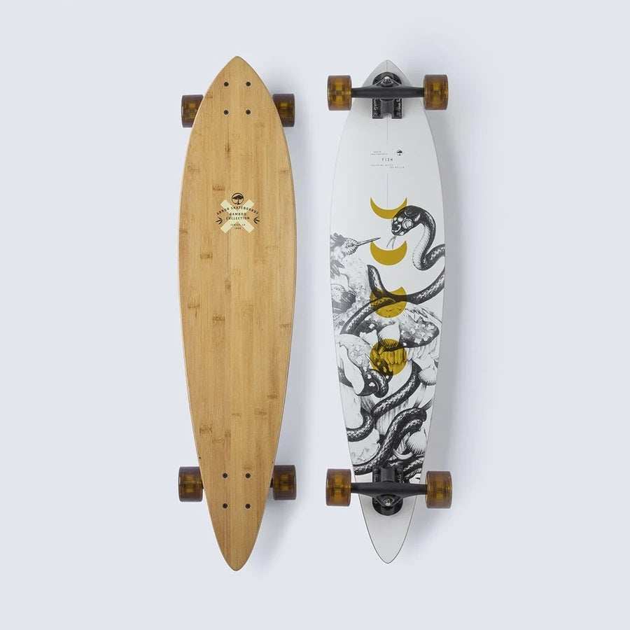 Arbor Fish Bamboo 37 Complete Longboard - 8.375" - Skoutley Outdoors LLC